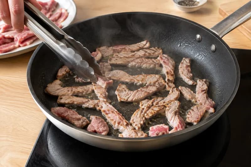 Kalbfleisch braten