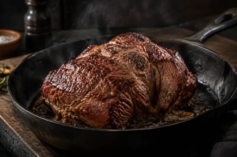 Fleisch temperieren und anbraten