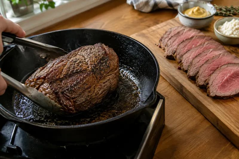 Roastbeef anbraten