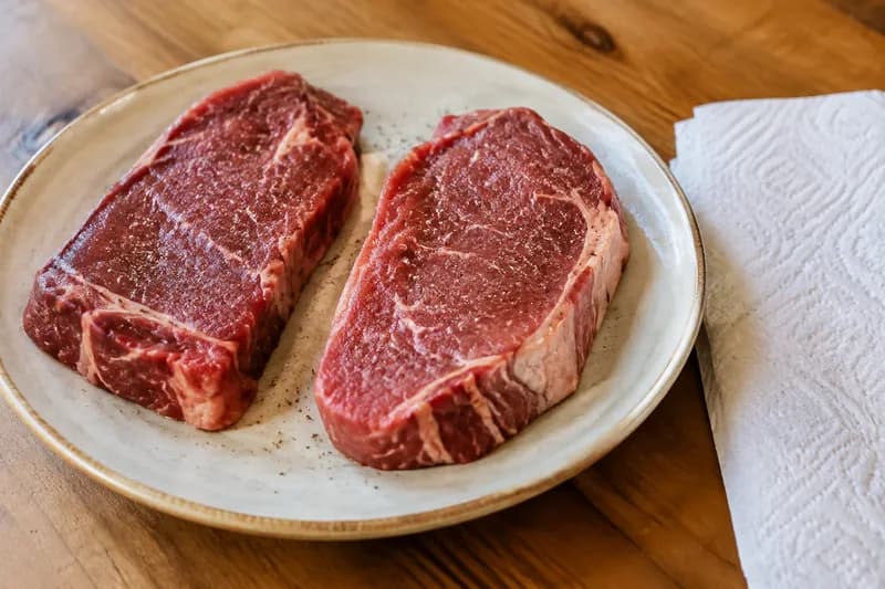 Rumpsteak temperieren