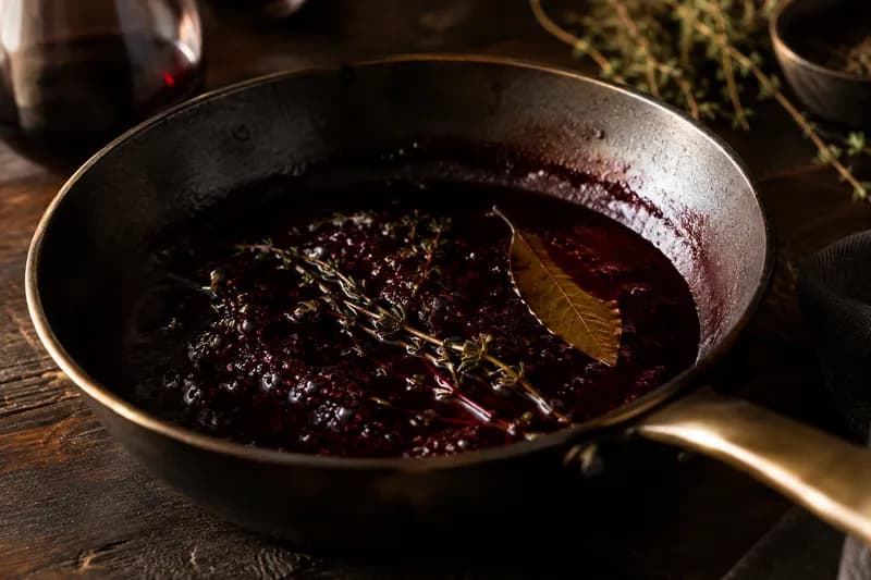 Rotwein reduzieren