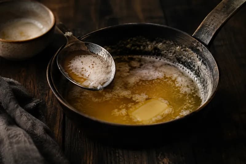 Butter schmelzen und klären
