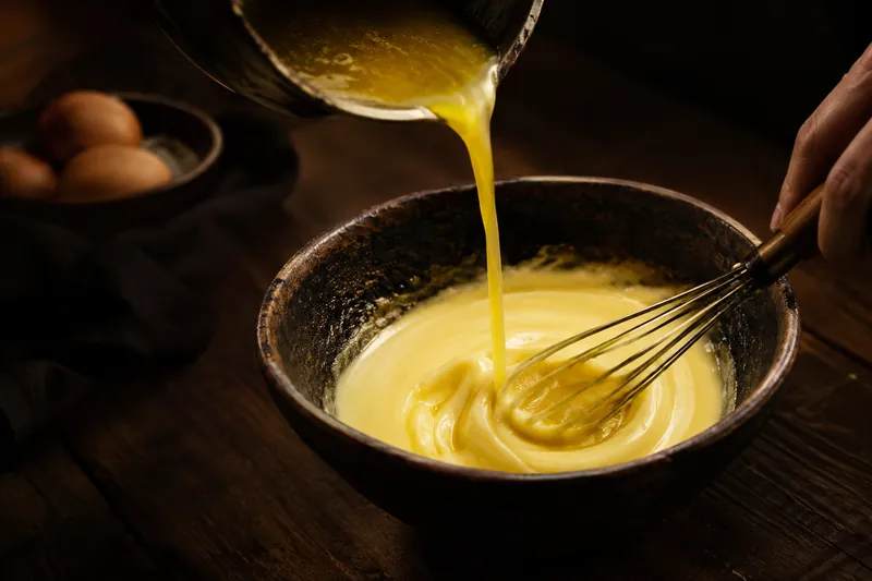 Butter einziehen lassen