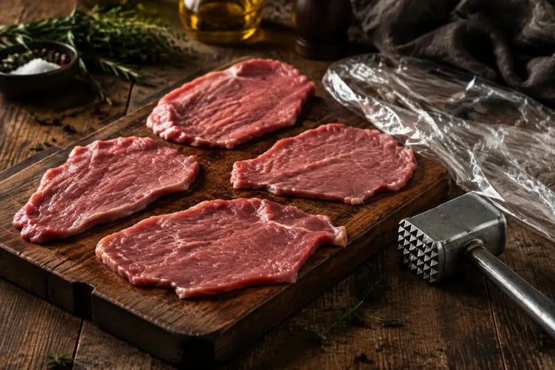 Schnitzel vorbereiten