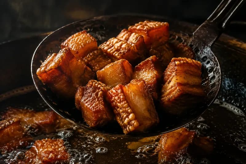 Zweite Frittierpassage bei 190 °C