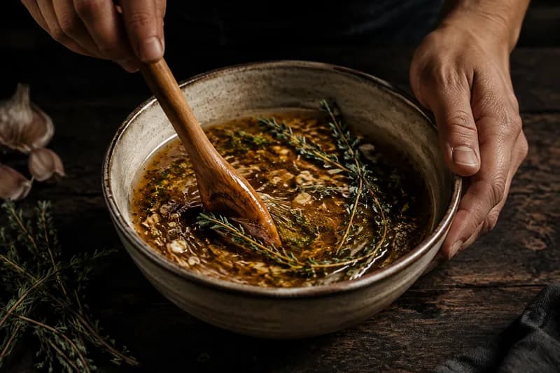 Marinade anrühren