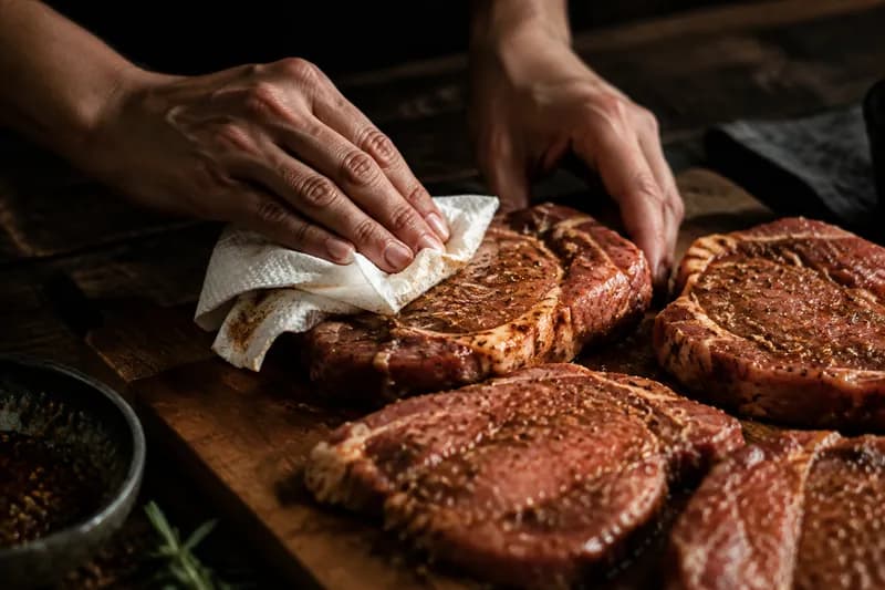 Abtropfen und temperieren