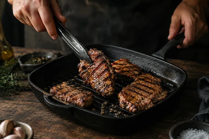2 Minuten pro Seite braten