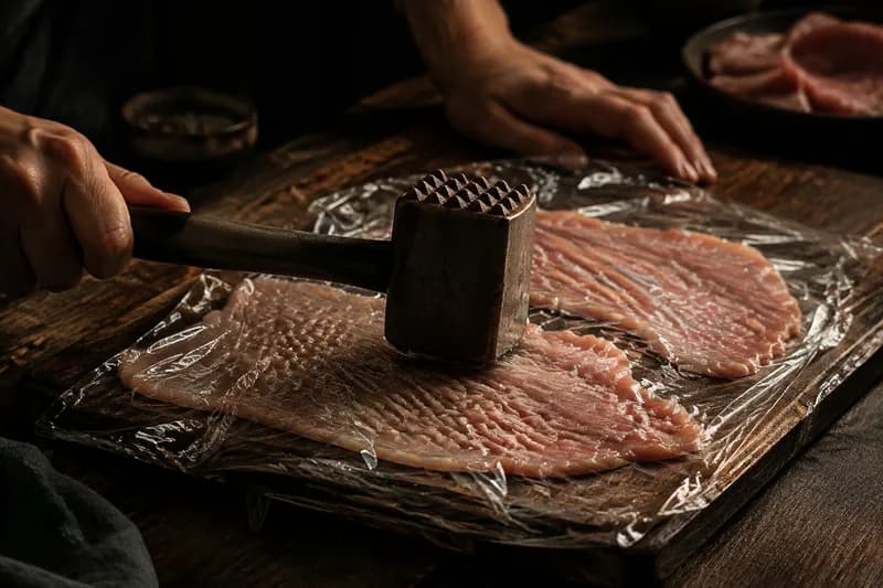 Schnitzel vorbereiten