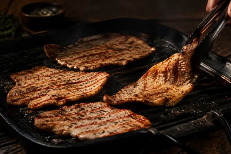 Schnitzel grillieren