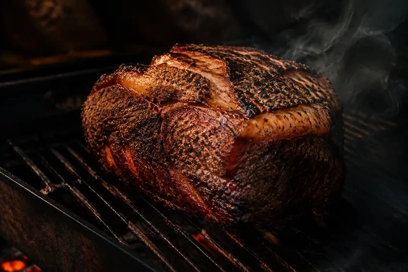 Grill auf 110 bis 120 °C einregeln