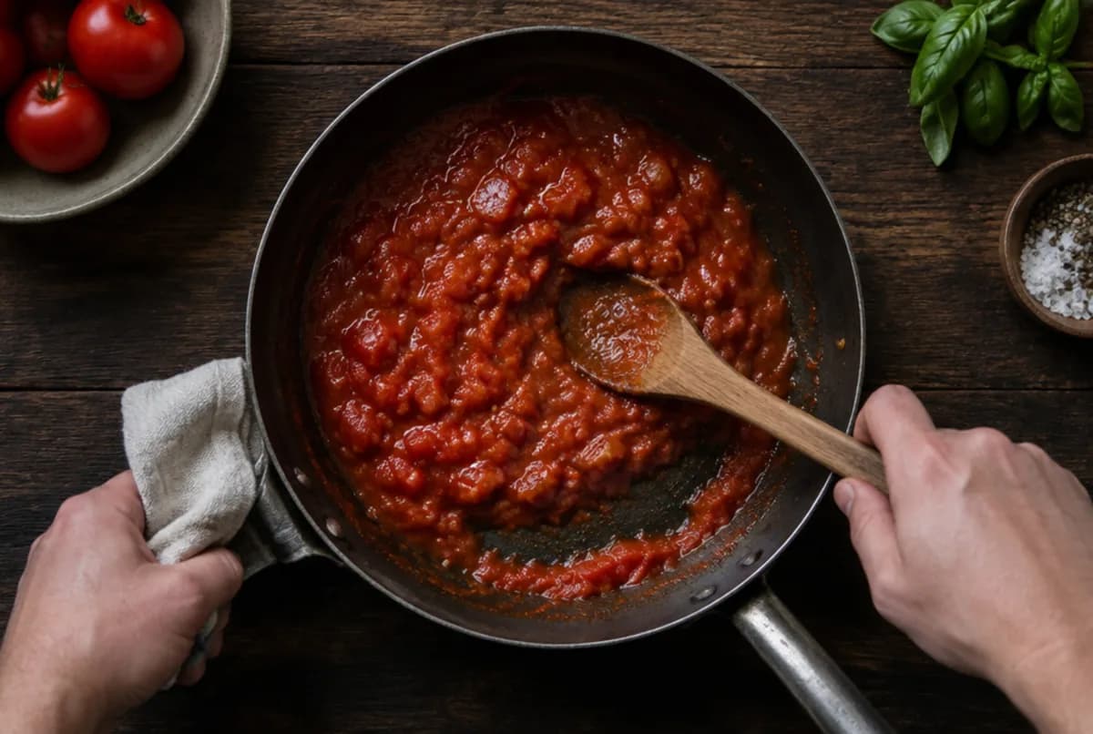 Sauce einkochen