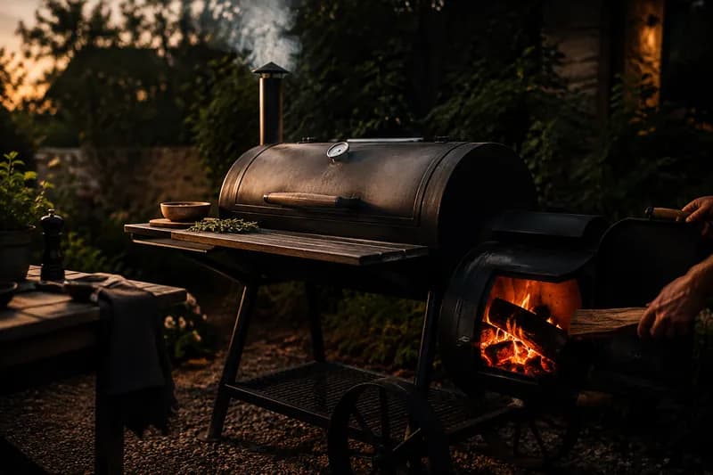 Smoker einbrennen