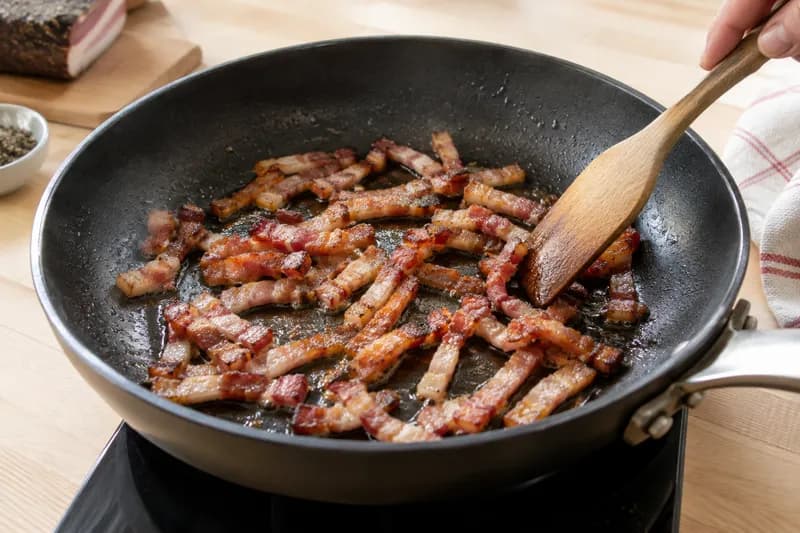 Guanciale auslassen