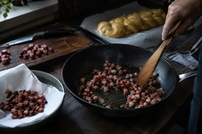 Speck anbraten