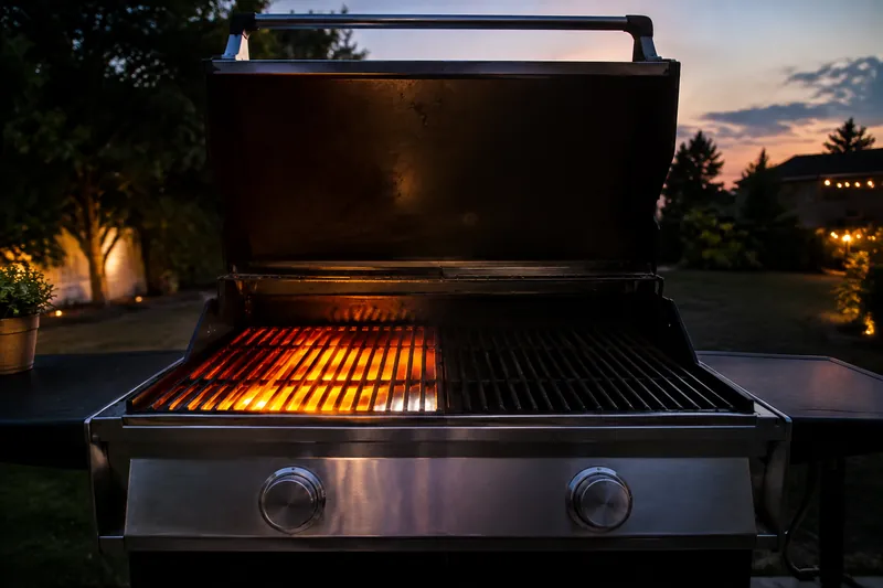 Grill auf zwei Zonen heizen