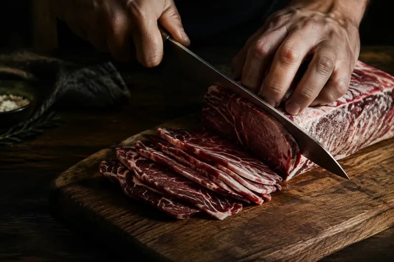 Fleisch schneiden