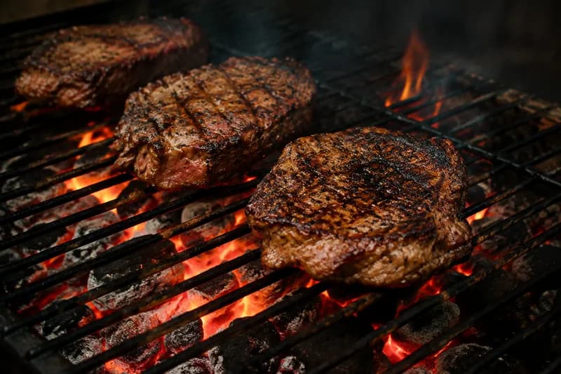 Grill auf volle Hitze bringen