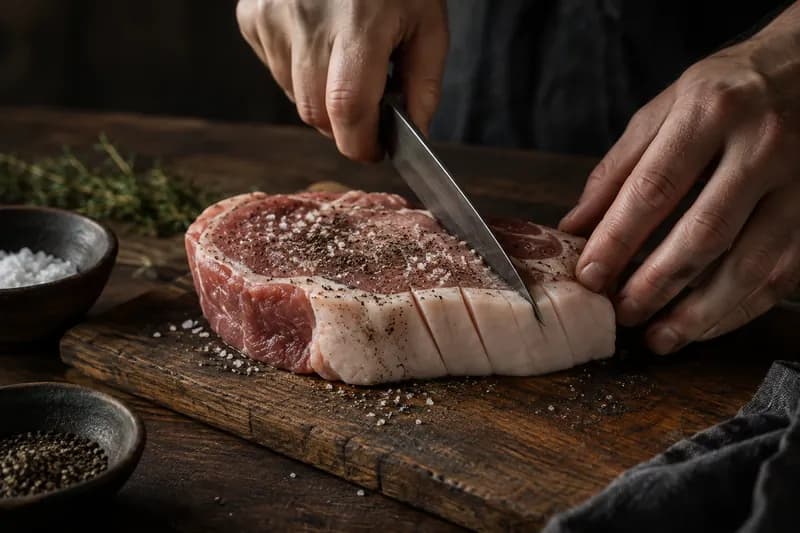 Fleisch vorbereiten