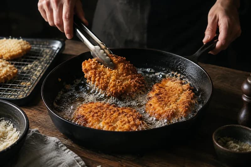 Frittieren bis goldbraun