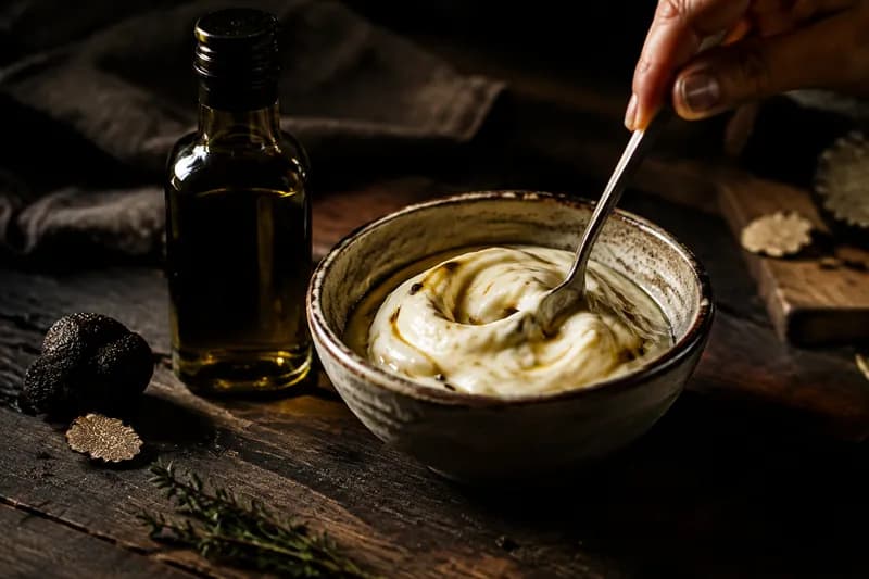 Trüffel-Mayo anrühren