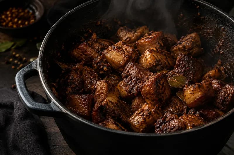 Fleisch anbraten