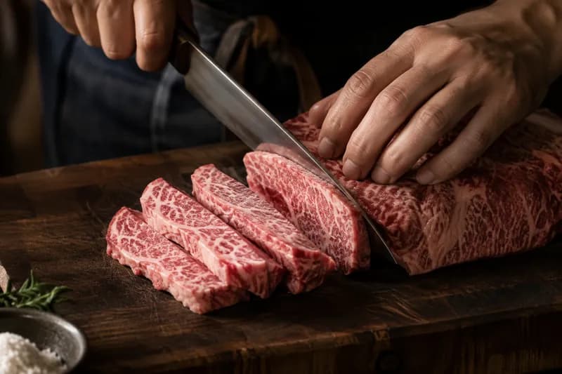 Wagyu richtig portionieren