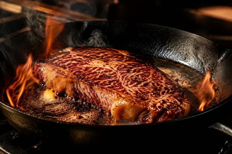 60 bis 90 Sekunden pro Seite braten
