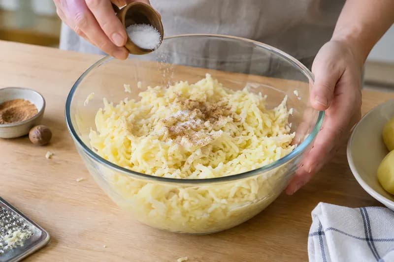 Kartoffeln raffeln