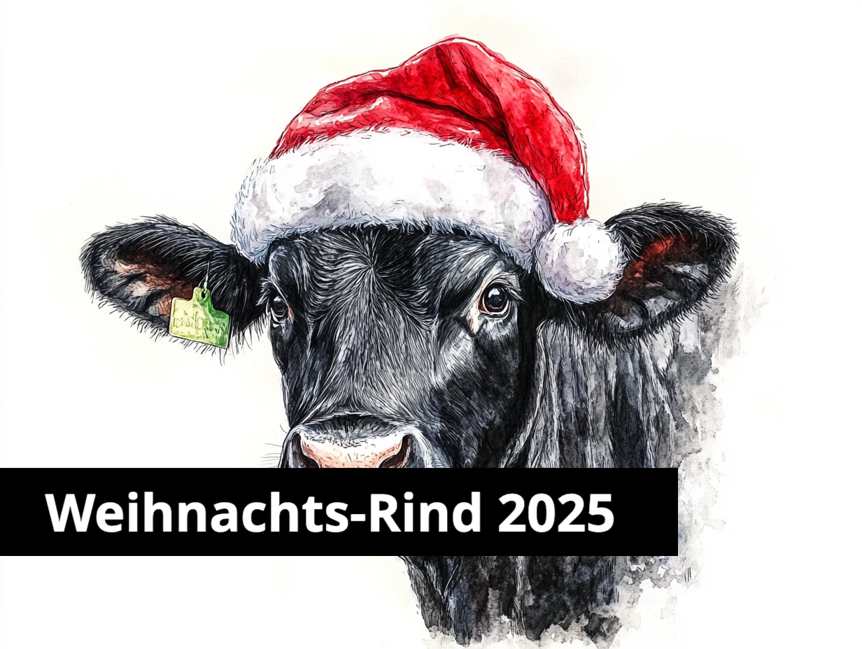 Breaking: Auch wir importieren jetzt - unser alljährliches Weihnachts-Rind